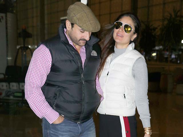 Saif, Kareena And Taimur Leave For Europe To Ring In The New Year