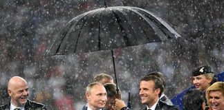 After Six Goals, It Was An Umbrella That Walked The Ramp At FIFA Finals
