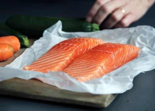 Fatty fishes like salmon are rich sources of Omega- 3