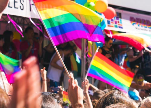 Parades are a well-known attribute of the Pride month, and there are many big and small events like community parties, open mics, Poetry nights, street festivals and so on.