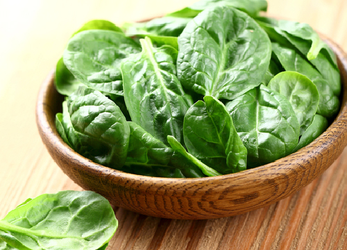 Spinach in salads or soups taste yummy and kids will not even find it out, easily.