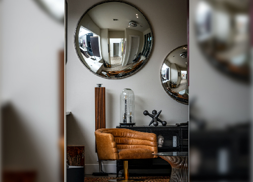 Mirrors add a stylish touch to your house
